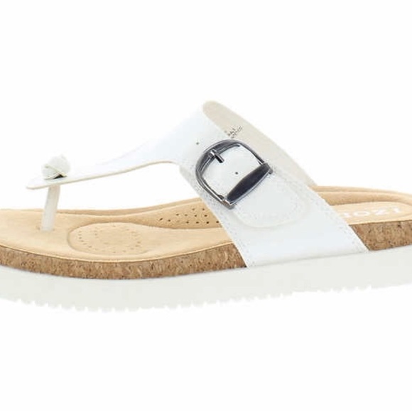 Izod Ladies' Size 8, Charcy Strap Sandal, White NEW SHIPS WITH BOX - Picture 4 of 4